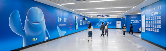 长江生态公益影像展今日启幕，来武汉地铁和江豚偶遇吧